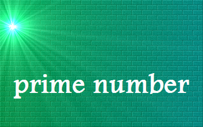 prime number